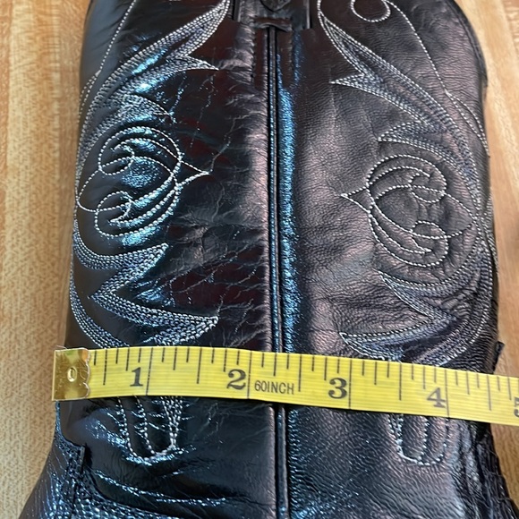 El General Western Teju Lizard Leather Boots Size W-8 M-6.5 - Picture 12 of 12